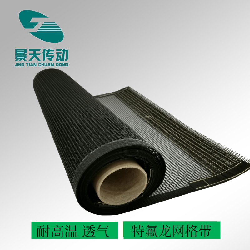 High temperature microwave drying Teflon mesh conveyor belt